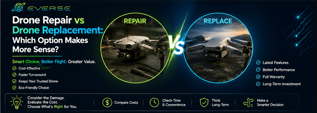Drone Repair vs Drone Replacement: Which Option Makes More Sense?