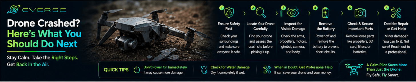 Drone Crashed? Here's What You Should Do Next