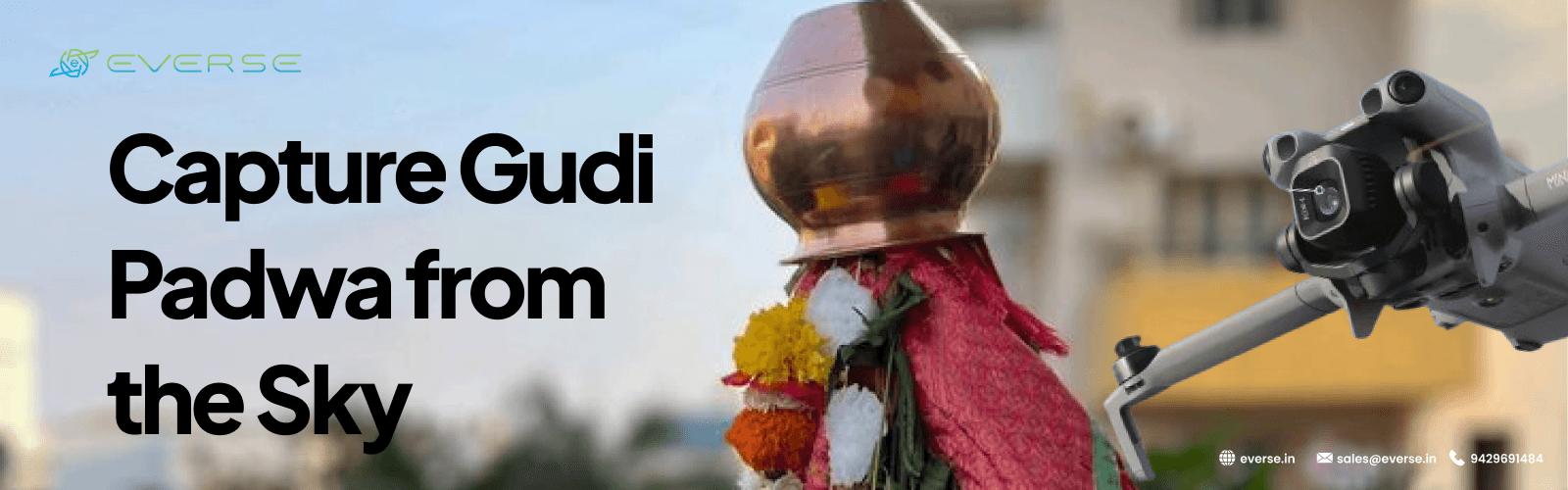 Capture Gudi Padwa & Ugadi Celebrations from the Sky with DJI Mini 4 Pro