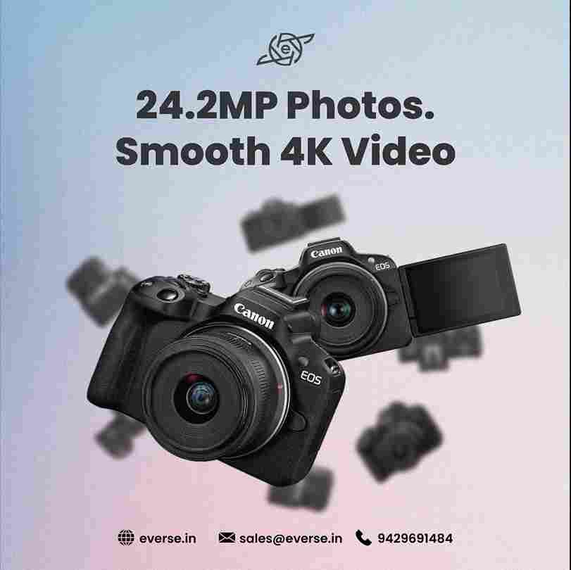 Canon EOS R50: 4K Mirrorless Camera for Beginners & Creators