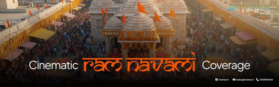 Cinematic Ram Navami Temple Coverage with DJI Avata 2