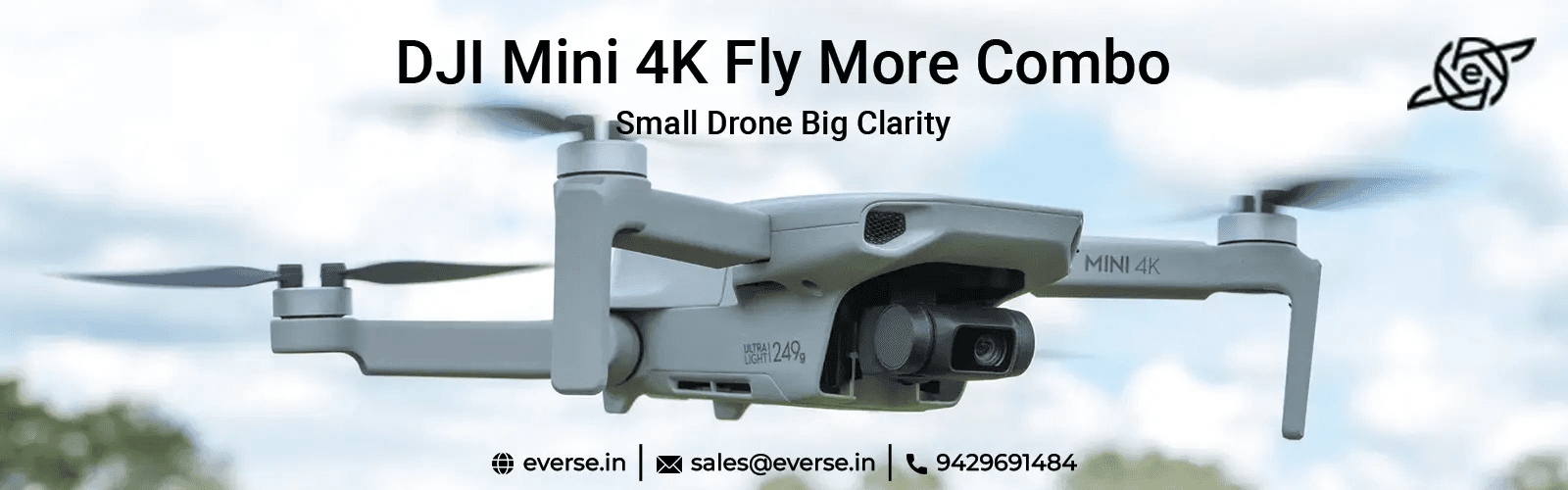 DJI Mini 4K Fly More Combo : Small Drone Big Clarity