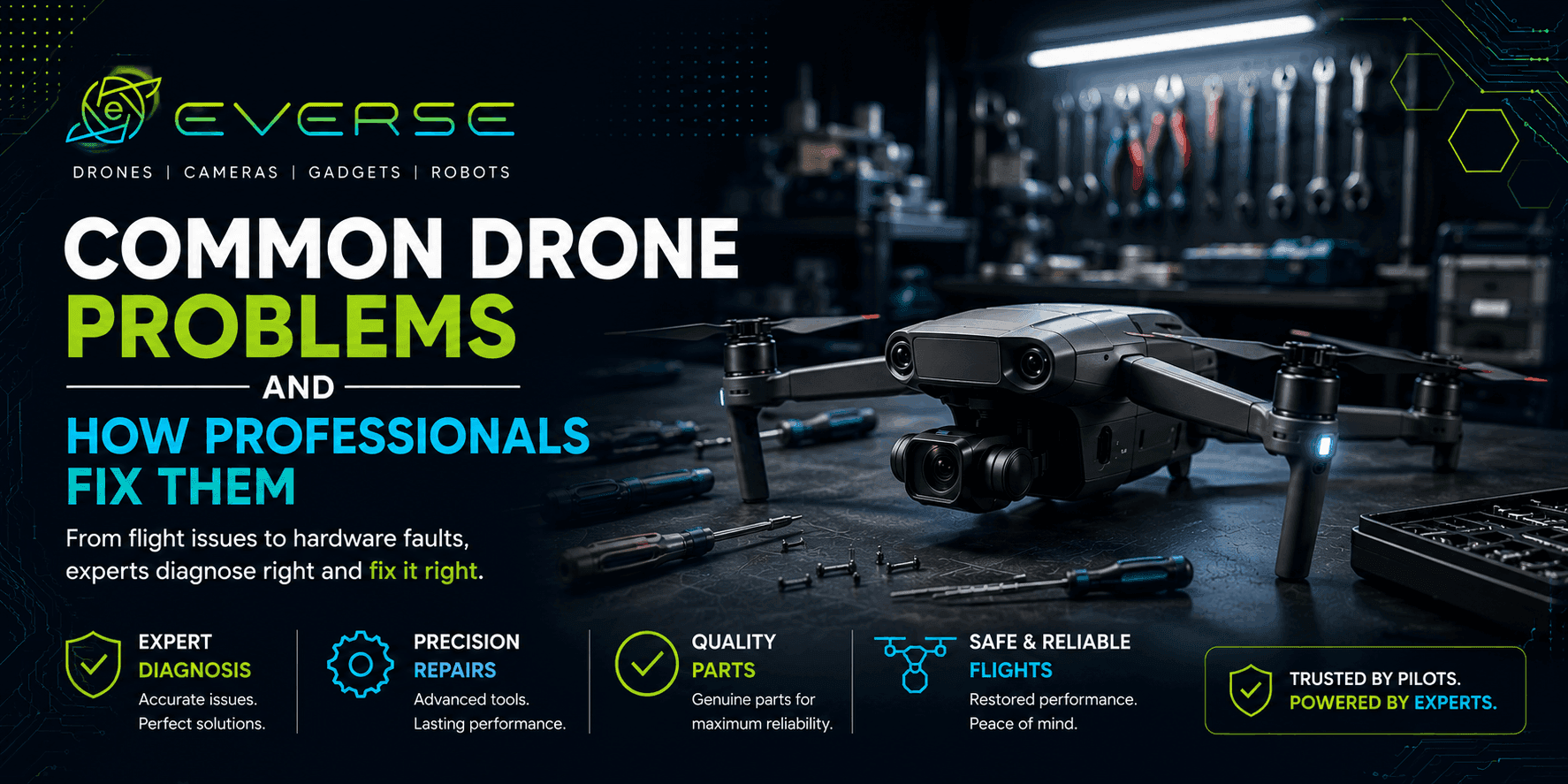 Common Drone Problems and How Professionals Fix Them