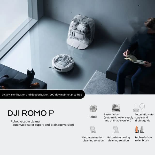 DJI Romo P Flagship Robot Vacuum Cleaner