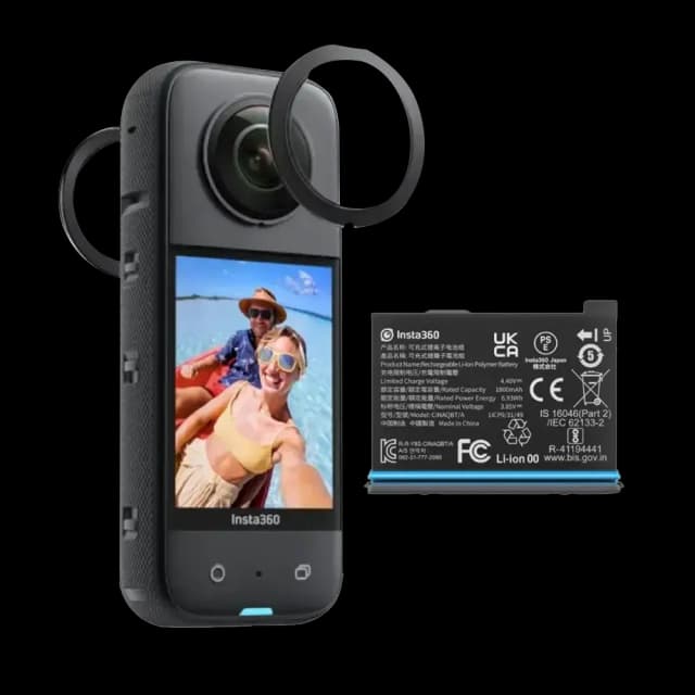 Insta360 One X3 – Waterproof 360 Action Camera + Extra battery