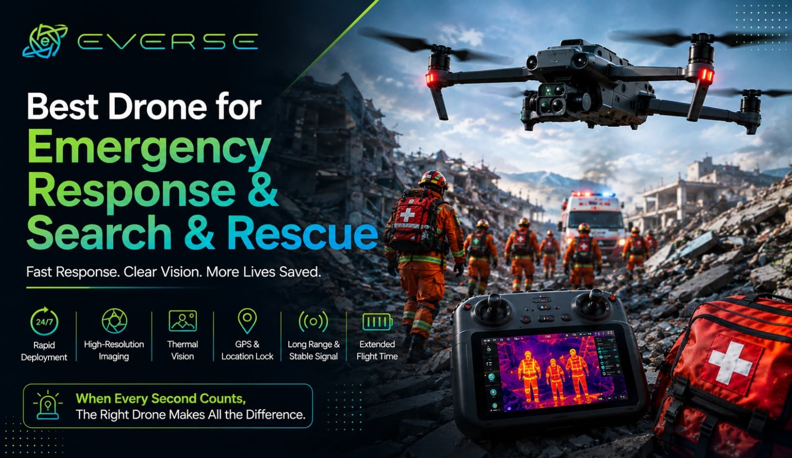 Best Drone for Emergency Response & Search & Rescue
