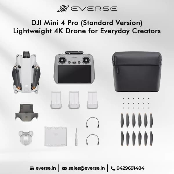 DJI Mini 4 Pro (Standard Version) : Lightweight 4K Drone for Creators
