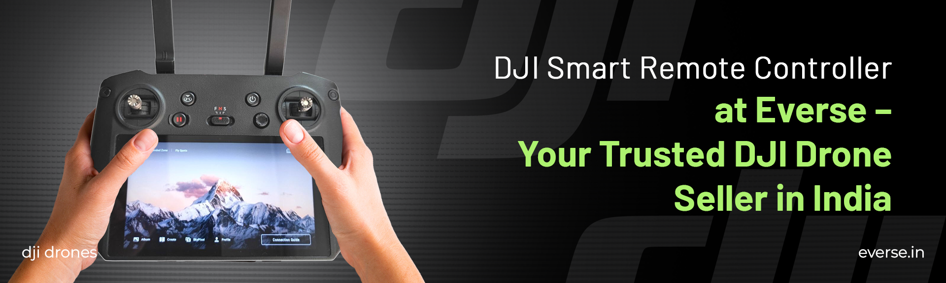 DJI Smart Remote Controller at Everse – Your Trusted DJI Drone Seller in India