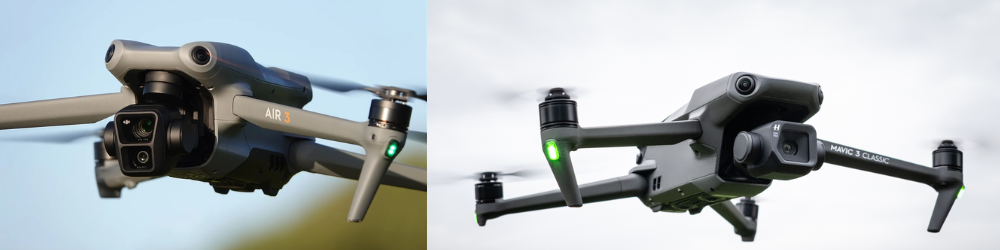 DJI Air 3 vs DJI Mavic 3 Classic: A wilder comparison