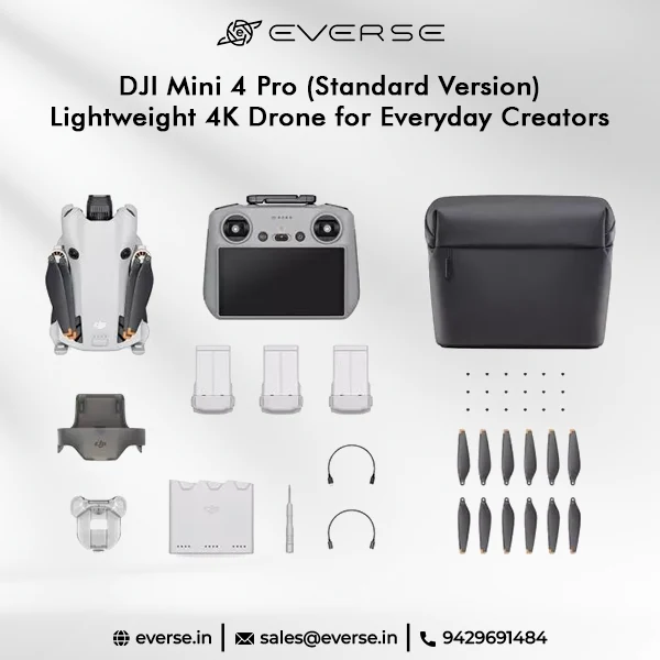 DJI Mini 4 Pro (Standard Version) : Lightweight 4K Drone for Creators
