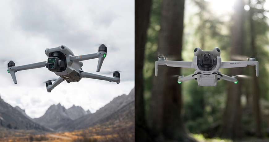 Mini 4 Pro vs Air 3 Drones